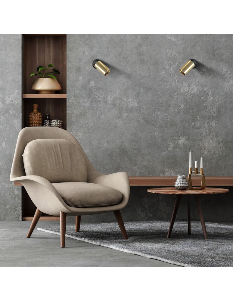Adjustable ceiling lamps - spots - Light Prestige Spot Snow New 1 gold 1xGU10 LP-731N/1W GD - product kolory-swiatla.pl 4