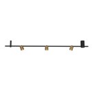 Adjustable ceiling lamps - spots - YASKR Plafond Slide 3xLED brushed brass CL0106-BS   - product 1