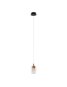 YASKR Lampa Wisząca Tasa 1xLED czarna PL0143-1  Czarny