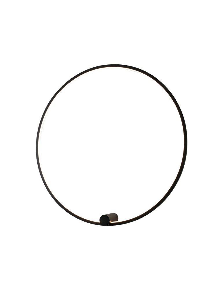 Ring wall lamps - YASKR Ringa L wall lamp 1xLED black WL0116-L-BK Black - product kolory-swiatla.pl 2