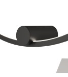 Ring wall lamps - YASKR Ringa L wall lamp 1xLED black WL0116-L-BK Black - product 4