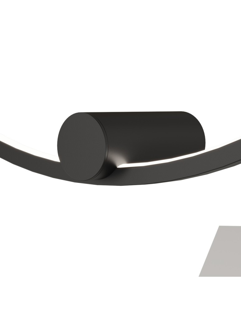 Ring wall lamps - YASKR Ringa L wall lamp 1xLED black WL0116-L-BK Black - product kolory-swiatla.pl 4