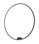 Ring wall lamps - YASKR Ringa L wall lamp 1xLED black WL0116-L-BK Black - product 6