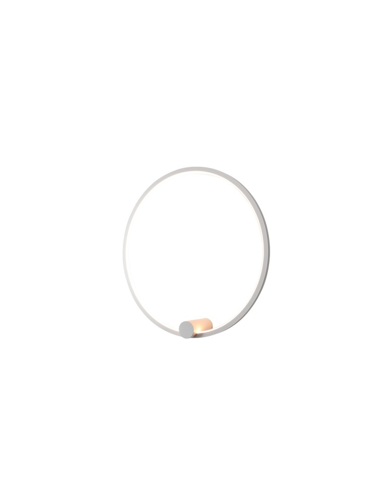 Ring wall lamps - YASKR Ringa M wall lamp 1xLED white WL0116-M-WH White - product kolory-swiatla.pl 3