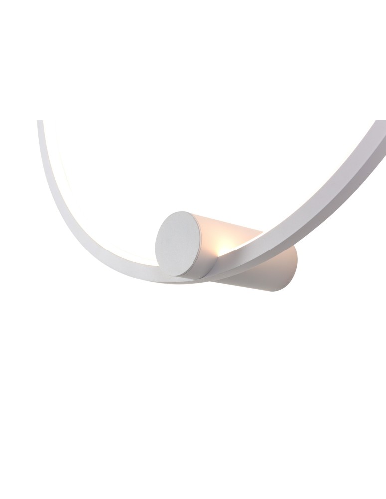 Ring wall lamps - YASKR Ringa M wall lamp 1xLED white WL0116-M-WH White - product kolory-swiatla.pl 7