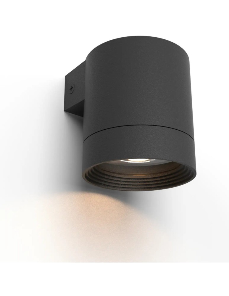 Tube wall lamps - YASKR Sejn wall lamp 1xGU10 black WL0125-BK Black - product kolory-swiatla.pl 2