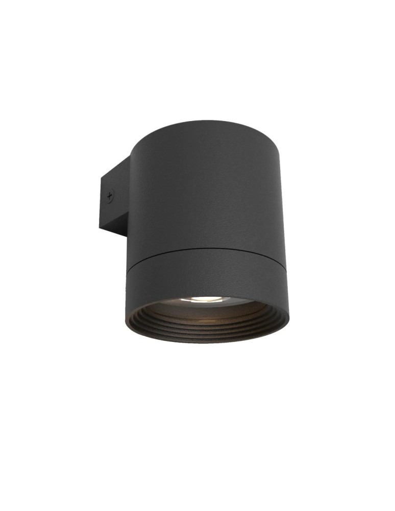 Tube wall lamps - YASKR Sejn wall lamp 1xGU10 black WL0125-BK Black - product kolory-swiatla.pl 1