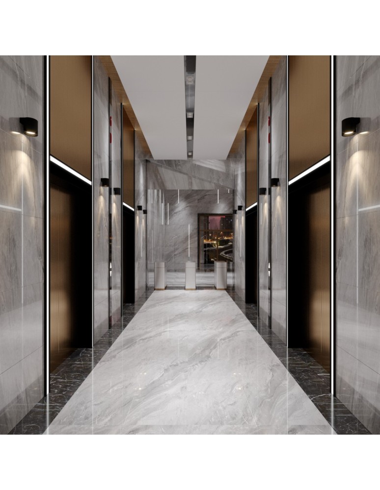 Tube wall lamps - YASKR Sejn wall lamp 1xGU10 black WL0125-BK Black - product kolory-swiatla.pl 3