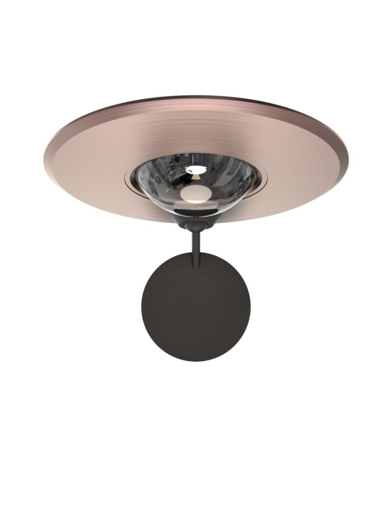Wall lamps for bedrooms - YASKR Wall lamp Solenia 1xLED Touch pink gold WL0124 21 cm Brushed Pink Gold - product kolory-swiatla.pl 6