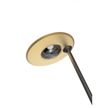 YASKR Lampa Stojąca Solenia 1xLED Dotykowa różowe złoto FL0104 163 cm Szczotkowane Różowe Złoto