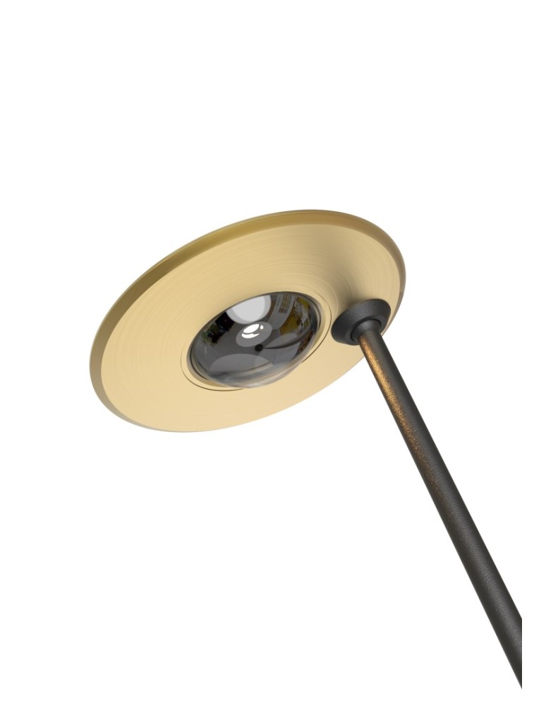 Floor lamps for reading - YASKR Standing Lamp Solenia 1xLED Touch Pink Gold FL0104 163 cm Brushed Pink Gold. - product kolory-swiatla.pl 3