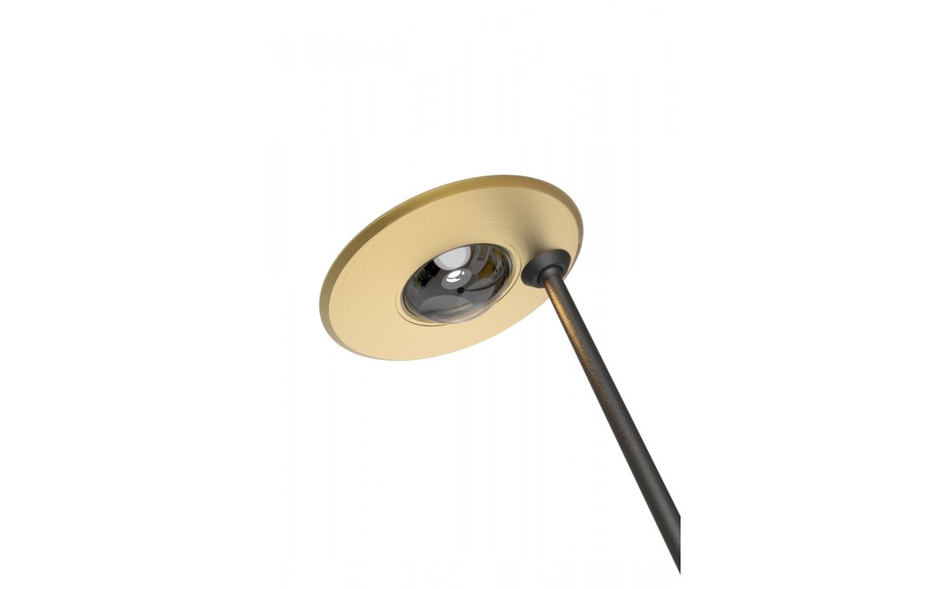 YASKR Lampa Stojąca Solenia 1xLED Dotykowa różowe złoto FL0104 163 cm Szczotkowane Różowe Złoto