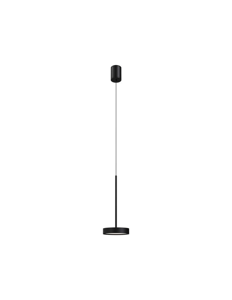 Single pendant lamps - YASKR Awo Pendant Lamp 1xLED black PL0134-BK   - product kolory-swiatla.pl 1