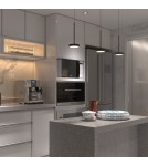 YASKR Lampa Wisząca Awo 1xLED czarna PL0134-BK  