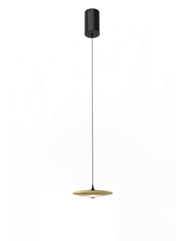 YASKR Lampa Wisząca Otos 1xLED Szczotkowane Złoto PL0145  Szczotkowane Złoto - produkt 2