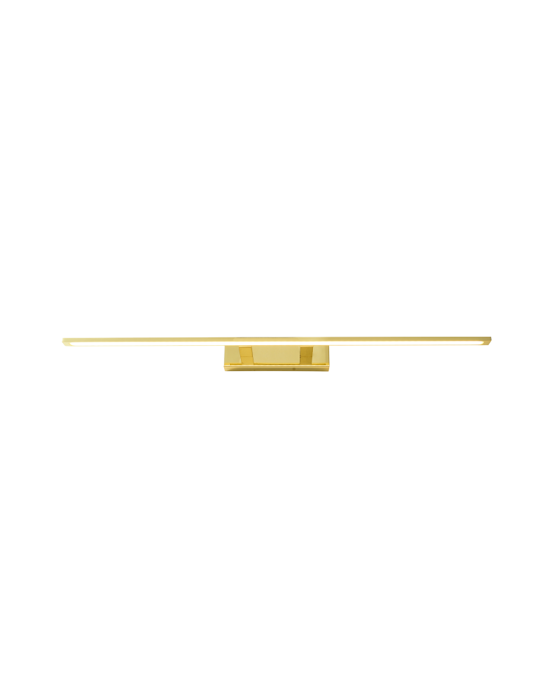Bathroom wall lamps - YASKR Elgidia wall lamp 1xLED IP 44 gold WL0122-L-GD 14 cm Gold - product kolory-swiatla.pl 2