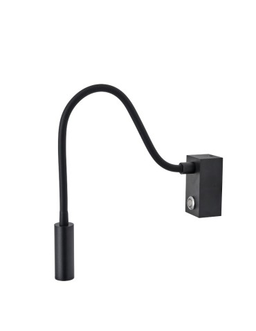 YASKR Wall lamp Adjusta 1xLED black WL0117-BK 20 cm Black