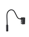 YASKR Wall lamp Adjusta 1xLED black WL0117-BK 20 cm Black
