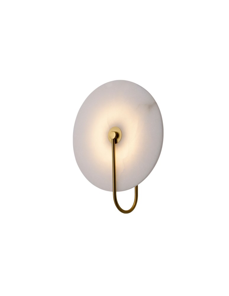 Designer wall lamps - YASKR Wall lamp Cyntia 1xLED gold WL0115 32 cm Gold - product kolory-swiatla.pl 1