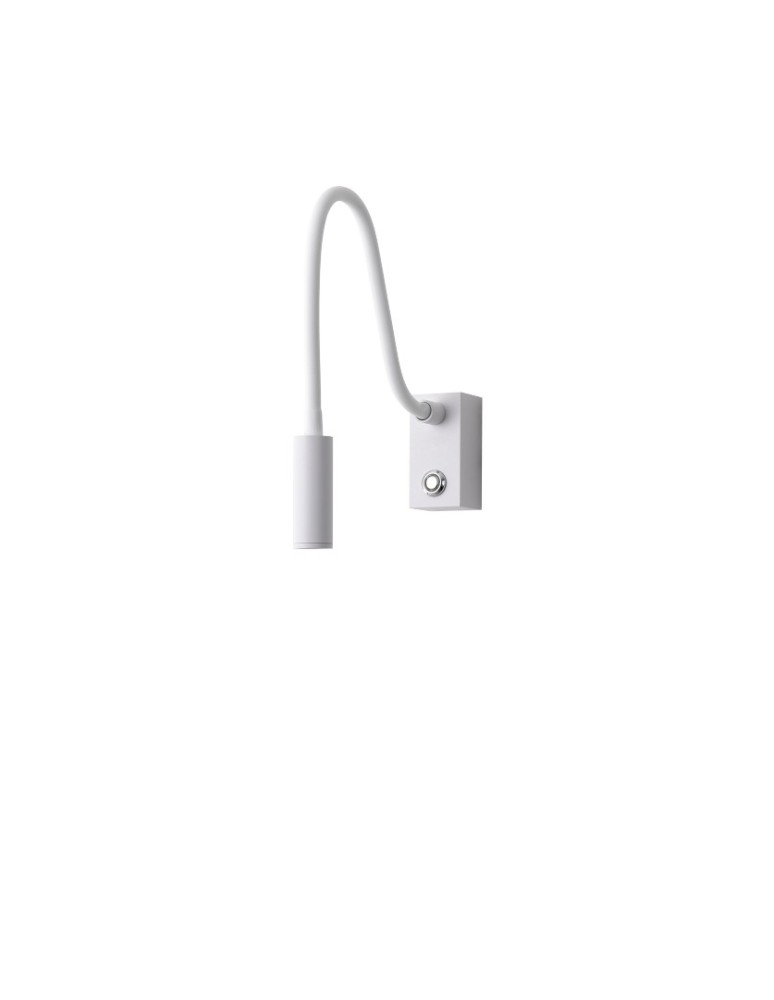 Reading wall lamps - YASKR Adjusta wall lamp 1xLED white WL0117-WH 20 cm White - product kolory-swiatla.pl 3