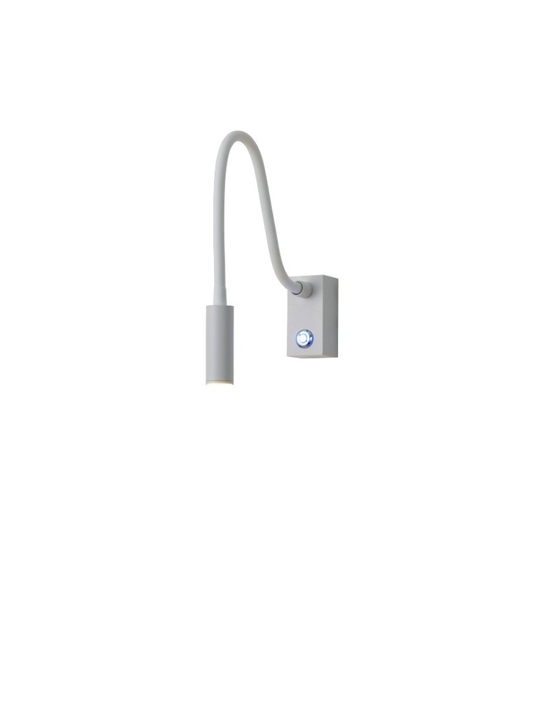 Reading wall lamps - YASKR Adjusta wall lamp 1xLED white WL0117-WH 20 cm White - product kolory-swiatla.pl 4