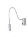 YASKR Adjusta wall lamp 1xLED white WL0117-WH 20 cm White