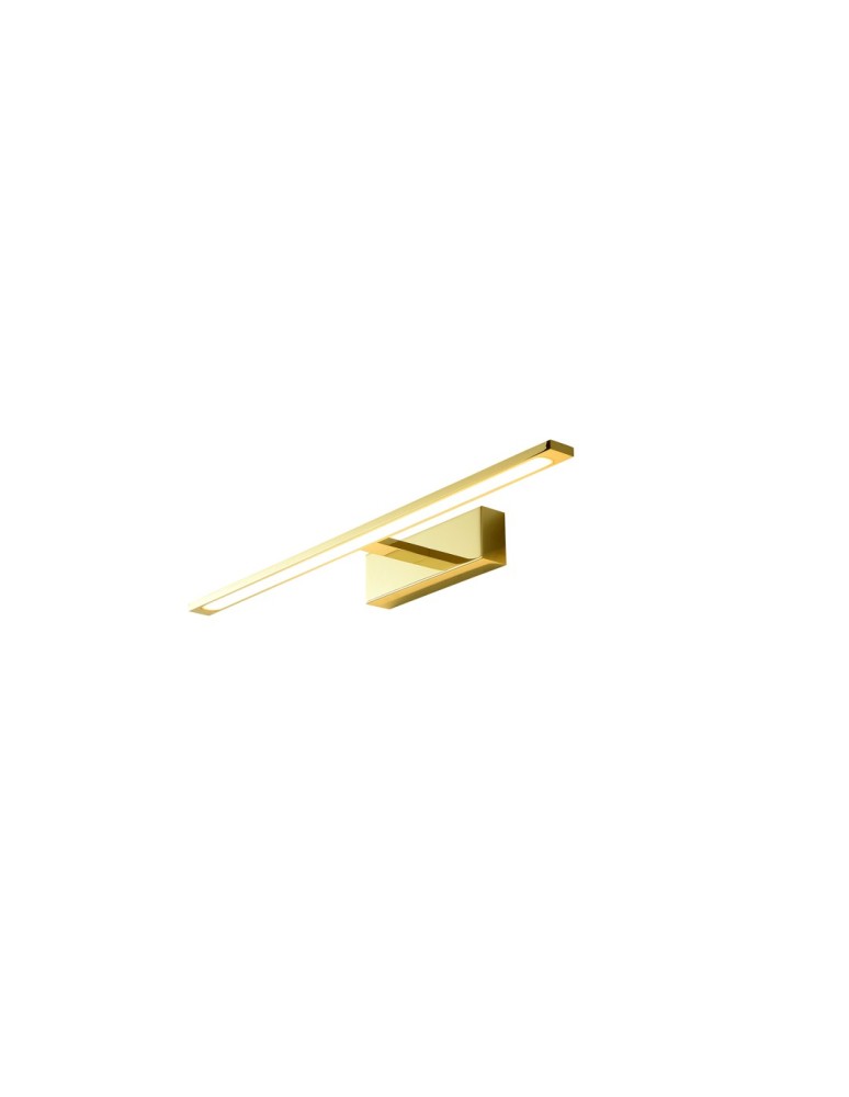 Bathroom wall lamps - YASKR Elgidia wall lamp 1xLED IP 44 gold WL0122-M-GD 14 cm Gold - product kolory-swiatla.pl 1