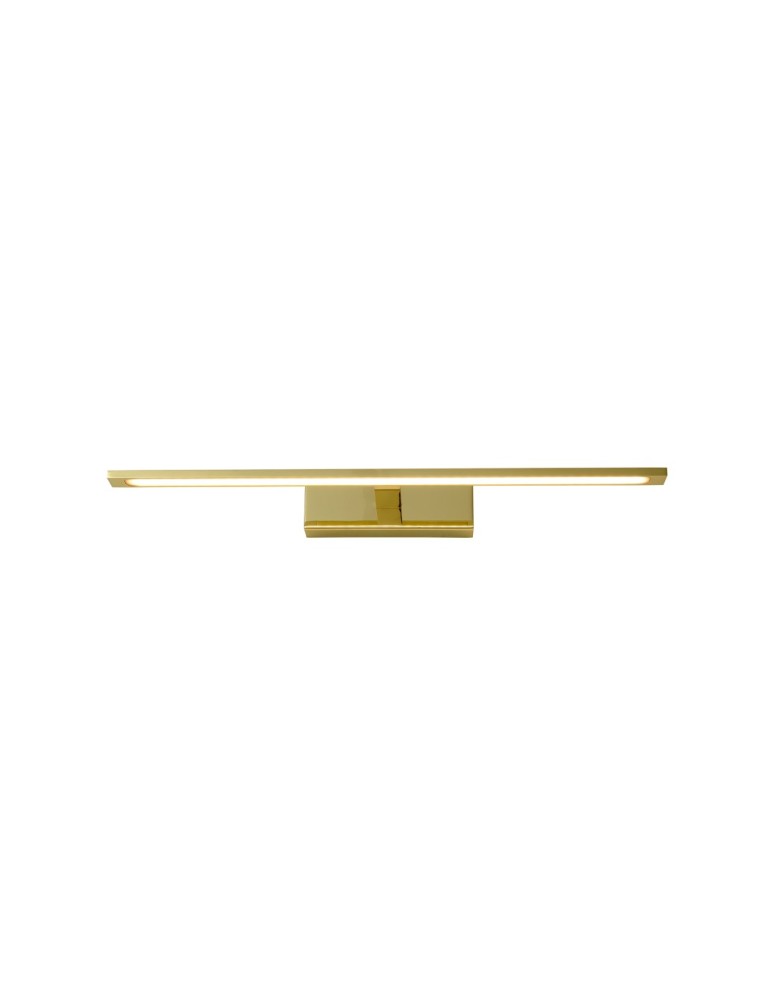 Bathroom wall lamps - YASKR Elgidia wall lamp 1xLED IP 44 gold WL0122-M-GD 14 cm Gold - product kolory-swiatla.pl 4
