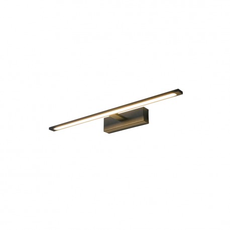 YASKR Kinkiet Elgidia 1xLED IP 44 czarny WL0122-M-BK 14 cm Czarny