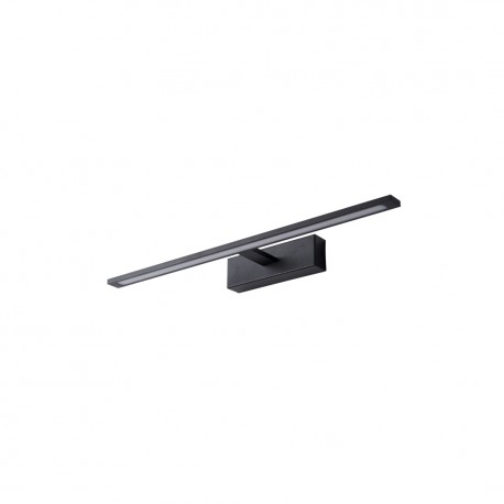 YASKR Kinkiet Elgidia 1xLED IP 44 czarny WL0122-M-BK 14 cm Czarny