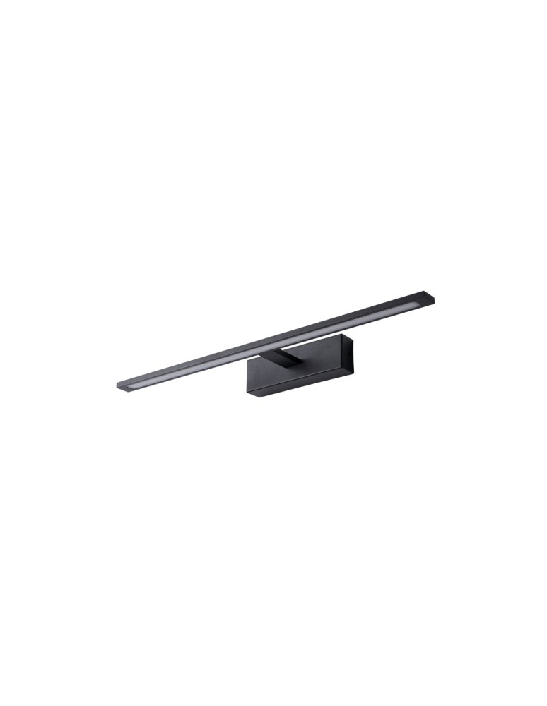 Bathroom wall lamps - YASKR Elgidia wall lamp 1xLED IP 44 black WL0122-M-BK 14 cm Black - product kolory-swiatla.pl 4