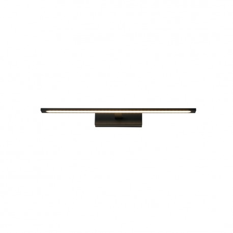 YASKR Kinkiet Elgidia 1xLED IP 44 czarny WL0122-M-BK 14 cm Czarny