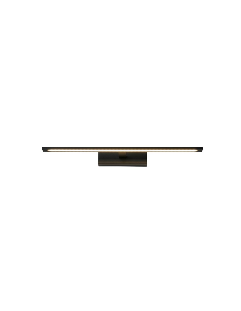 Bathroom wall lamps - YASKR Elgidia wall lamp 1xLED IP 44 black WL0122-M-BK 14 cm Black - product kolory-swiatla.pl 6