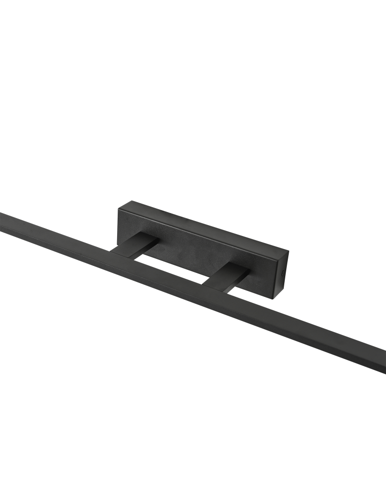 Bathroom wall lamps - YASKR Elgidia wall lamp 1xLED IP 44 black WL0122-L-BK 14 cm Black - product kolory-swiatla.pl 4