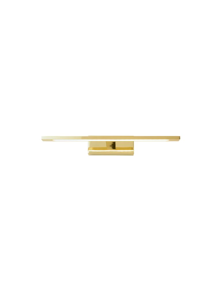 Bathroom wall lamps - YASKR Elgidia wall lamp 1xLED IP 44 gold WL0122-S-GD 14 cm Gold - product kolory-swiatla.pl 2