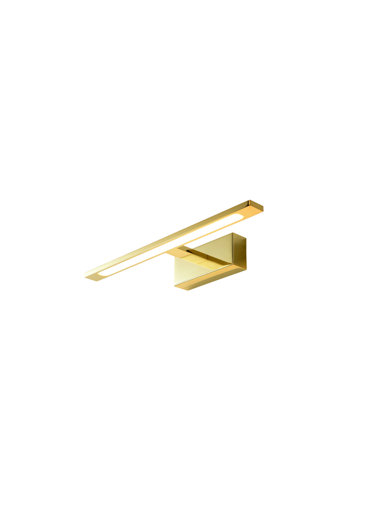 Bathroom wall lamps - YASKR Elgidia wall lamp 1xLED IP 44 gold WL0122-S-GD 14 cm Gold - product kolory-swiatla.pl 6