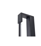Bathroom wall lamps - YASKR Flexia wall lamp 1xLED IP 44 black WL0121-M-BK 4 cm Black - product 3