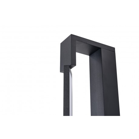 YASKR Kinkiet Flexia 1xLED IP 44 czarny WL0121-M-BK 4 cm Czarny