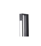 Bathroom wall lamps - YASKR Flexia wall lamp 1xLED IP 44 black WL0121-M-BK 4 cm Black - product 4