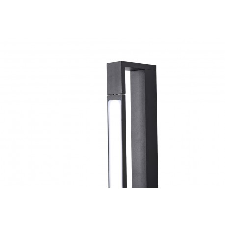 YASKR Kinkiet Flexia 1xLED IP 44 czarny WL0121-M-BK 4 cm Czarny