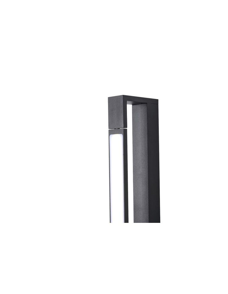 Bathroom wall lamps - YASKR Flexia wall lamp 1xLED IP 44 black WL0121-M-BK 4 cm Black - product kolory-swiatla.pl 4