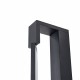 YASKR Kinkiet Flexia 1xLED IP 44 czarny WL0121-M-BK 4 cm Czarny
