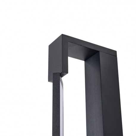 YASKR Kinkiet Flexia 1xLED IP 44 czarny WL0121-M-BK 4 cm Czarny