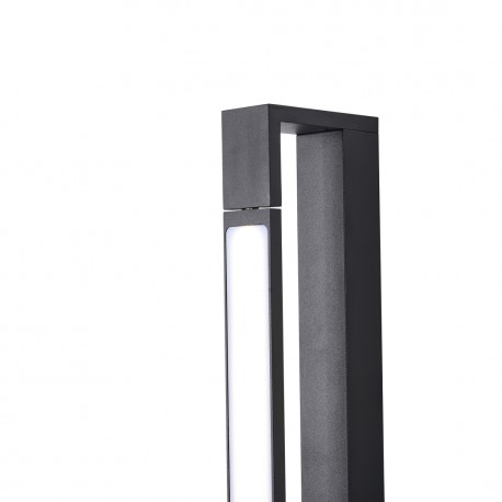 YASKR Kinkiet Flexia 1xLED IP 44 czarny WL0121-M-BK 4 cm Czarny