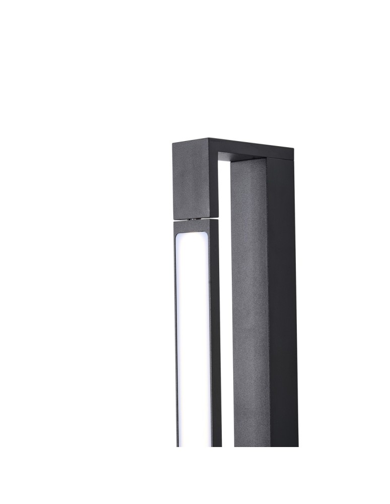 Bathroom wall lamps - YASKR Flexia wall lamp 1xLED IP 44 black WL0121-M-BK 4 cm Black - product kolory-swiatla.pl 5