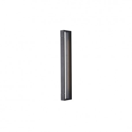 YASKR Kinkiet Flexia 1xLED IP 44 czarny WL0121-M-BK 4 cm Czarny
