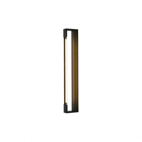 YASKR Kinkiet Flexia 1xLED IP 44 czarny WL0121-M-BK 4 cm Czarny