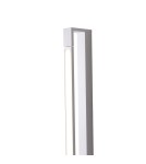 Bathroom wall lamps - YASKR Flexia wall lamp 1xLED IP 44 white WL0121-M-WH 4 cm White - product 2