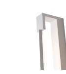 Bathroom wall lamps - YASKR Flexia wall lamp 1xLED IP 44 white WL0121-M-WH 4 cm White - product 4