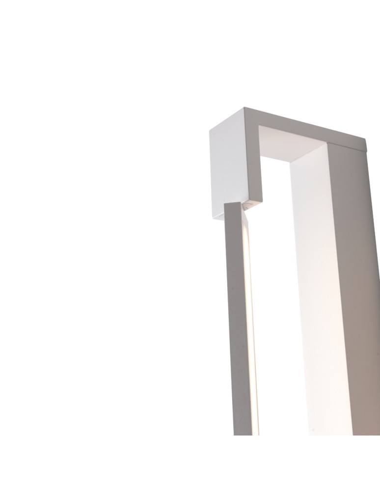 Bathroom wall lamps - YASKR Flexia wall lamp 1xLED IP 44 white WL0121-M-WH 4 cm White - product kolory-swiatla.pl 4